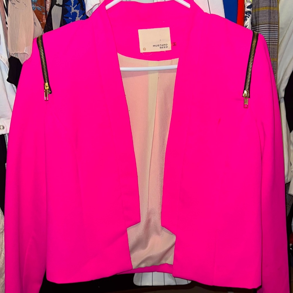Bright Pink Blazer
